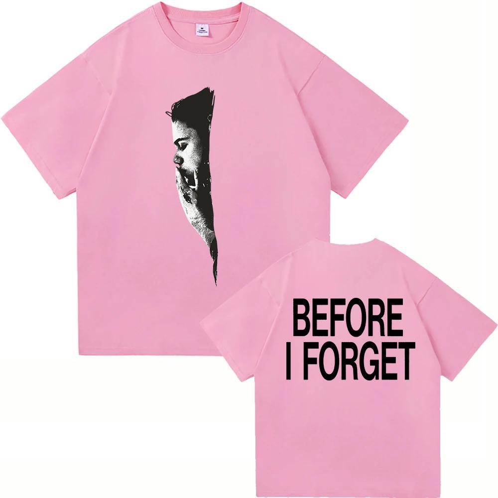 The Kid Laroi Before I Forget Tee Shirt 2026 New Album UnisexWomen Clothing Harajuku High Quality Tops Cotton TShirts Vintage