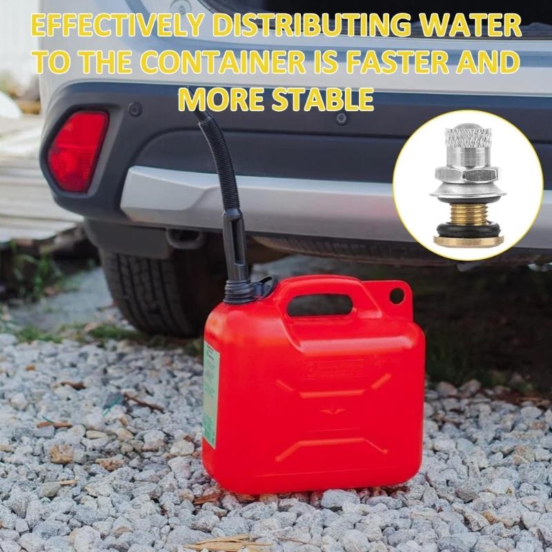 Brasses Fuels Tank Vent Cap Set With Double Sealed Rubber Gaskets Industrial Fuels Tank Vent Accessories For Leak Prevention