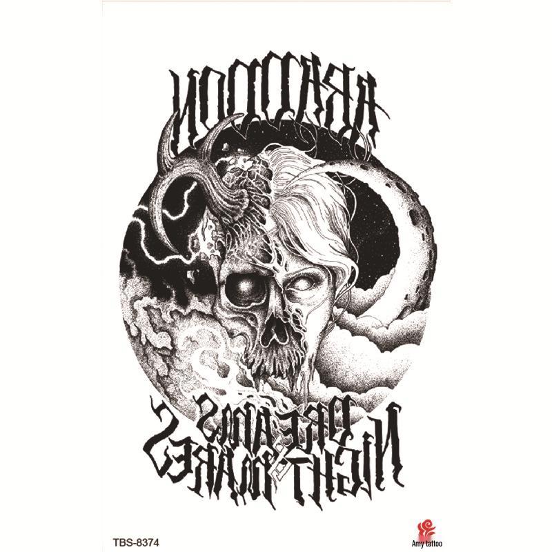 Set mic de tatuaje autocolante totem și simbol impermeabile pentru antebraț