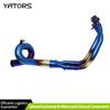 Exhaust Systems For Yamaha MT07 FZ07 Full System Exhaust Header Pipe Front Mid Pipe Slip On 2 In Exhausts Pipes