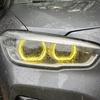 Yellow Angel Eyes DRL Boards For 2016 2017 2018 BMW 1 series F20 F21 LCI LED Headlight Daytime Running Light 63117428425