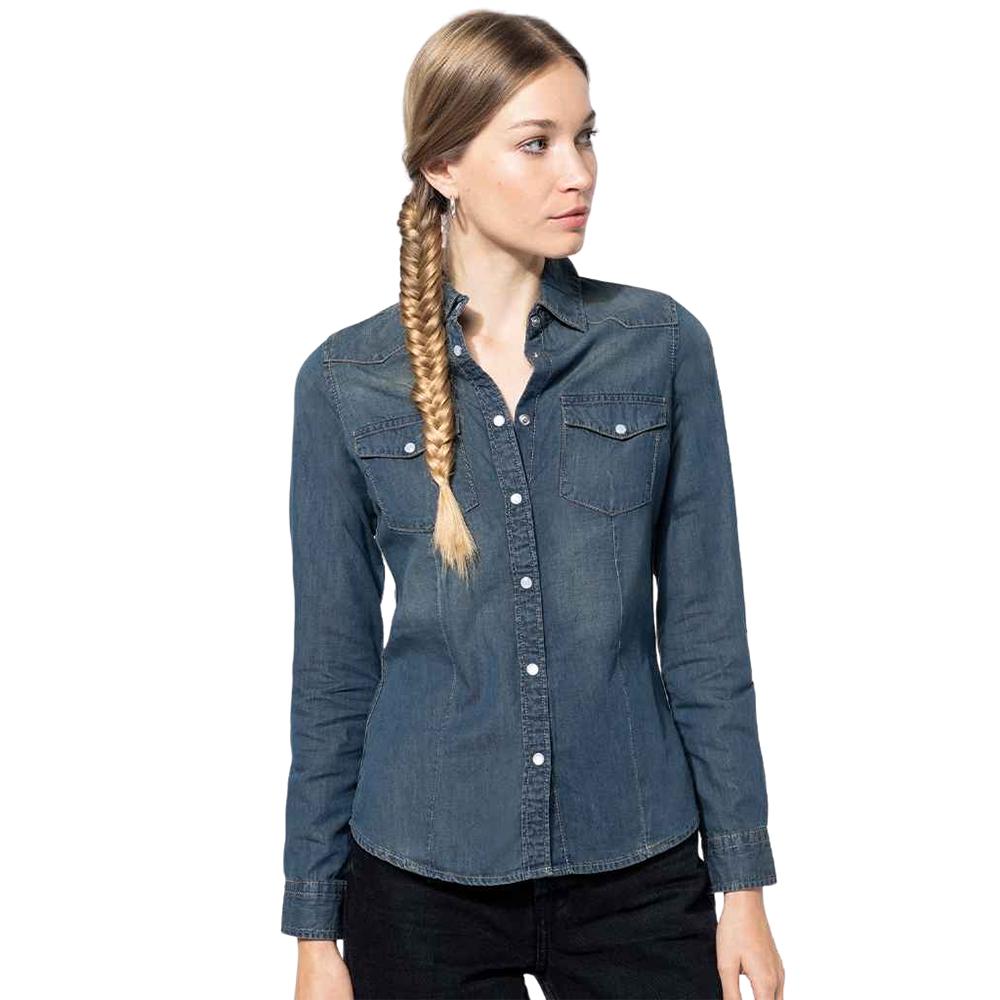 Kariban Womens/Ladies Long-Sleeved Shirt