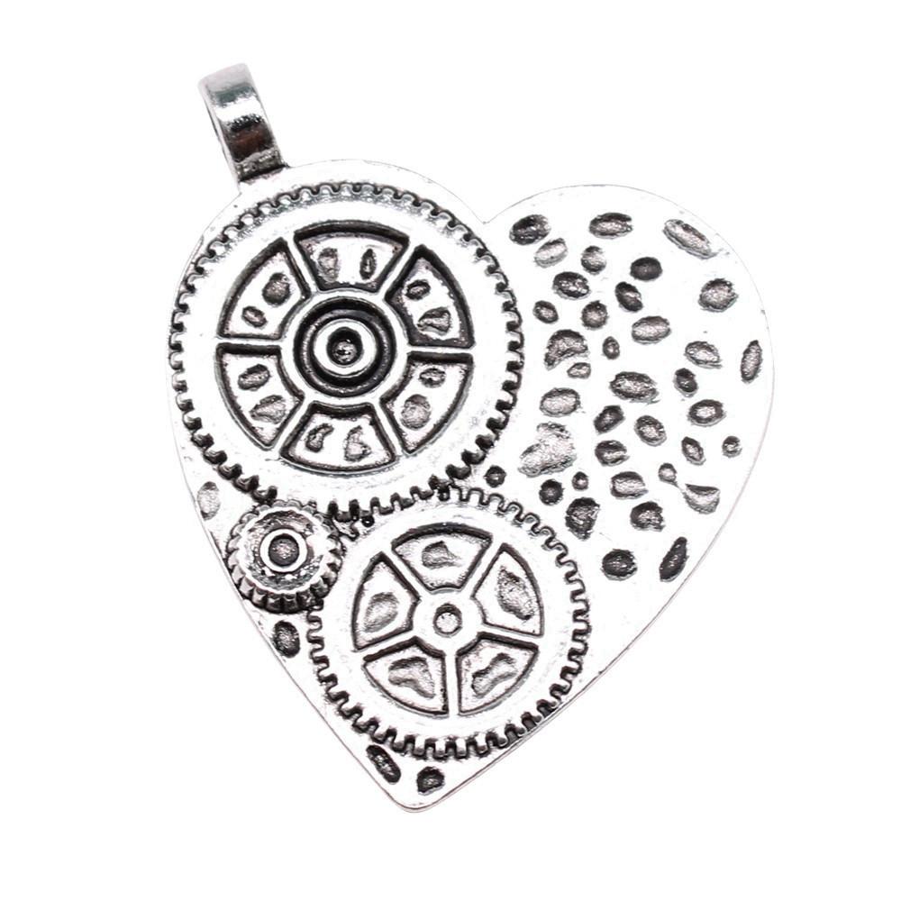 Steampunk Gear Charms Cogwheel Pendants For Industrial Themed Jewelry