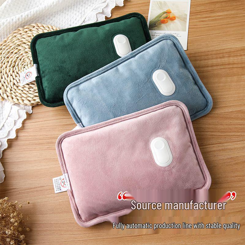Electric Explosion-Proof Hot Water Bottle & Hand Warmer - 2025: Safe, Portable, Multi-Purpose Heat Pack for Bed, Quilt, and Foot Warming.