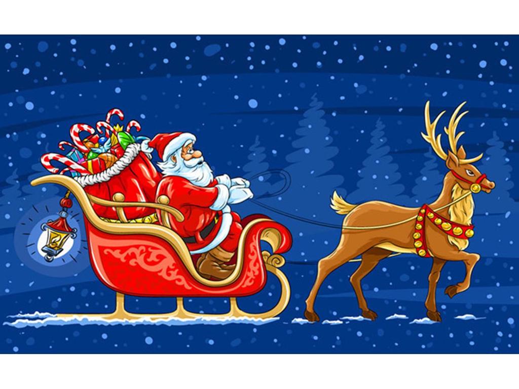 Extra Large 3D Santa Claus Christmas Gift Backpack