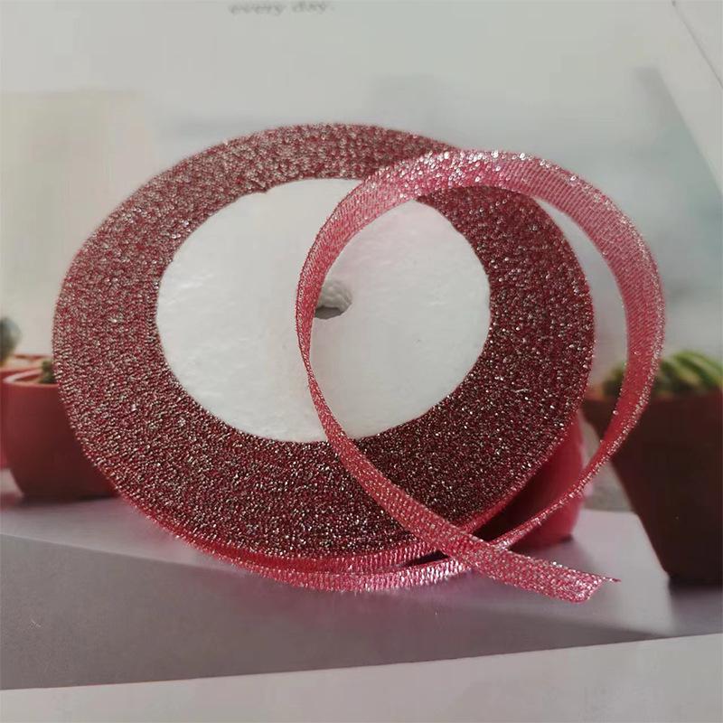 22m Złota i Srebrna Wstążka do Pakowania Prezentów i Dekoracji Tortów, 1cm Szeroka