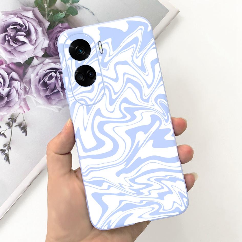 For Cover Honor 90 Lite Phone Case CRT-NX1 Fashion Butterfly Cartoon Slim TPU Soft Silicone Back Cover For Honor 90Lite 5G Funda