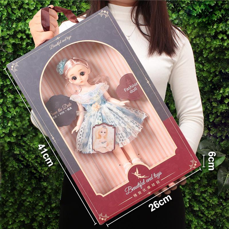 Boxed Girls Doll Gift Box Set Girls Toy Dress Up Princess Doll Doll
