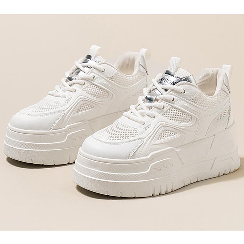 

Женские кроссовки белые на платформе женские спортивные кроссовки женские вулканизированные туфли кроссовки повседневные женские кроссовки внутренняя высота 39 белый