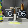 European Retro Flip Clock: Simple Desktop & Wall Design