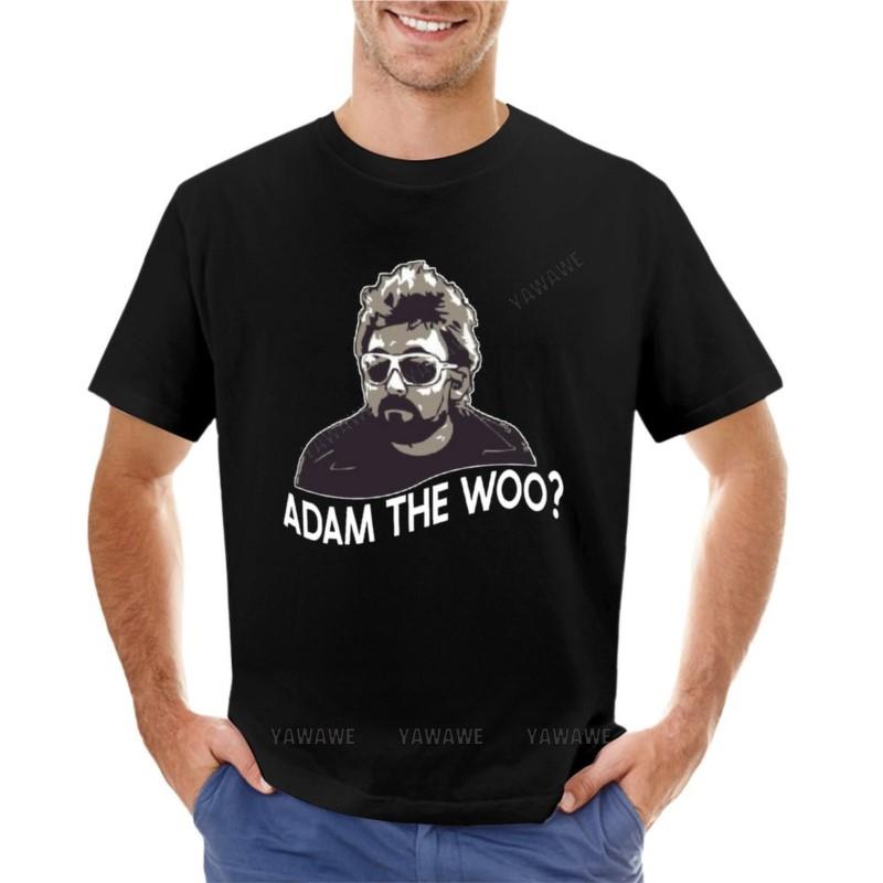 Men Tshirt Adam the Woo TShirt Shirt Korean Fashion Blank T Shirts Aesthetic Clothes T Shirt Men Black Tshirt Men