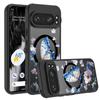 Creative Butterfly Flowers Pattern Case For Google Pixel 9 Pro XL Magnetic For Magsafe Rugged Bumper Cover For Pixel 9A 9 8 7 Pro 8A 7A Cover