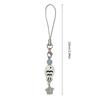 Stylish Fish Phone Chain Ornament Snapper Star Beaded Cellphone Pendant Phone Lanyard Bag Charm for Fashion Individuals