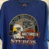Vintage Harley Davidson Sturgis 55. Black Hills Rally Mt. Rushmore South Dakota. Offizielles Harley Davidson 1995 Rally T-Shirt