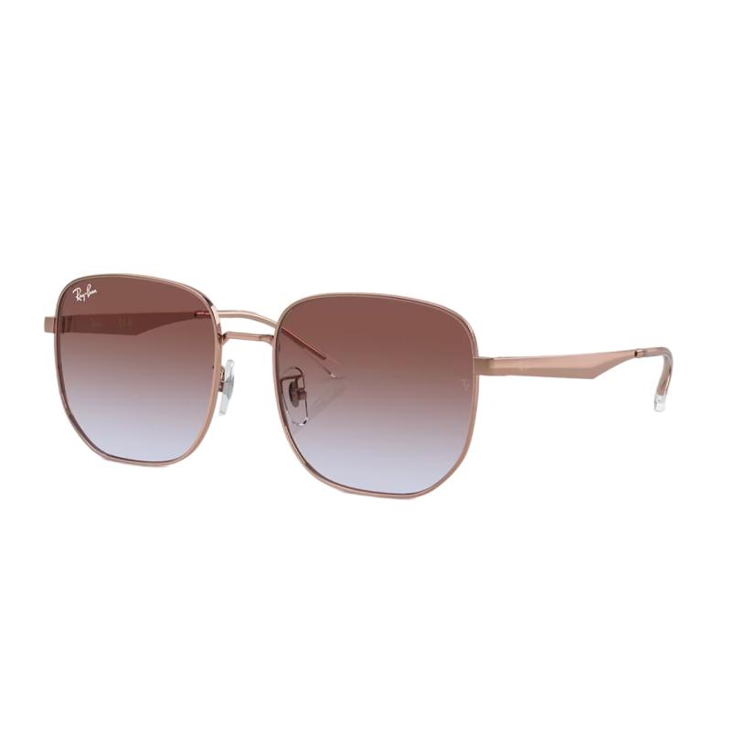 RayBan Solid Colour Beauty Metal Frame Alloy Square Sunglasses Unisex Couple Style