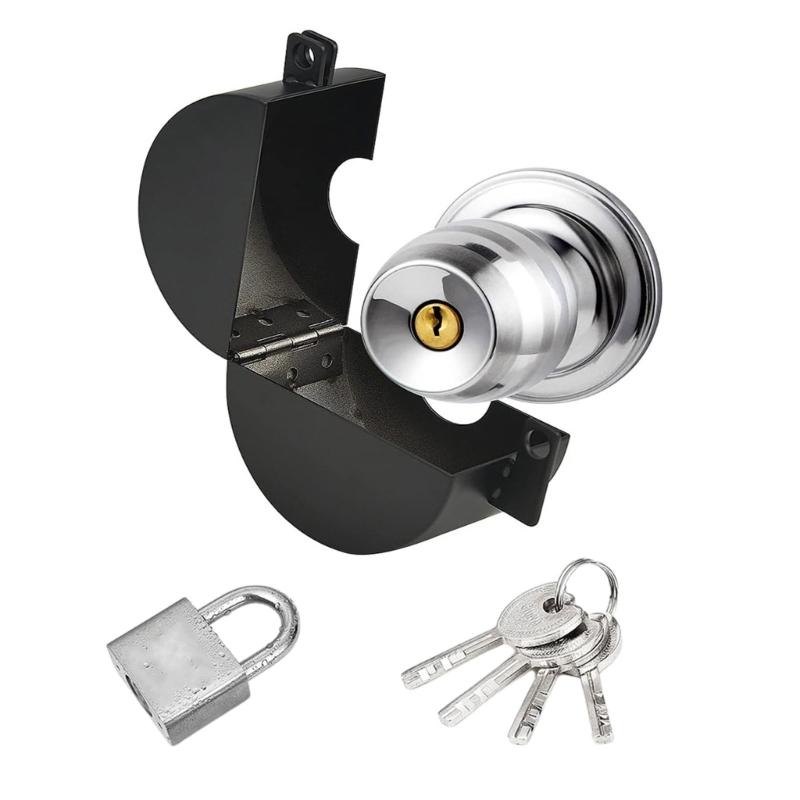 Door Handle Lock Door Knob Lock Out Device Disable The Doorknob/Faucet/Valves Door Knob Child Proof Cover Case Durable