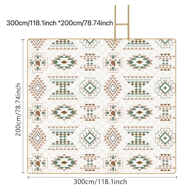 Picnic Outdoor Blanket Foldable Blankets Gingham Picnic Mat for Beach Camping Grass Lawn Park Additions