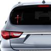 Creative Car Sticker Cross Nail Design Vinyl Decal Waterproof Reflective Sticker Personalized Car Styling Decorative Accessories