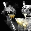 Edelstahl Gewinde Bar Löffel Swizzle Stick Kaffee Cocktail Mojito Wein Löffel Barware Bartender Werkzeuge Zubehör