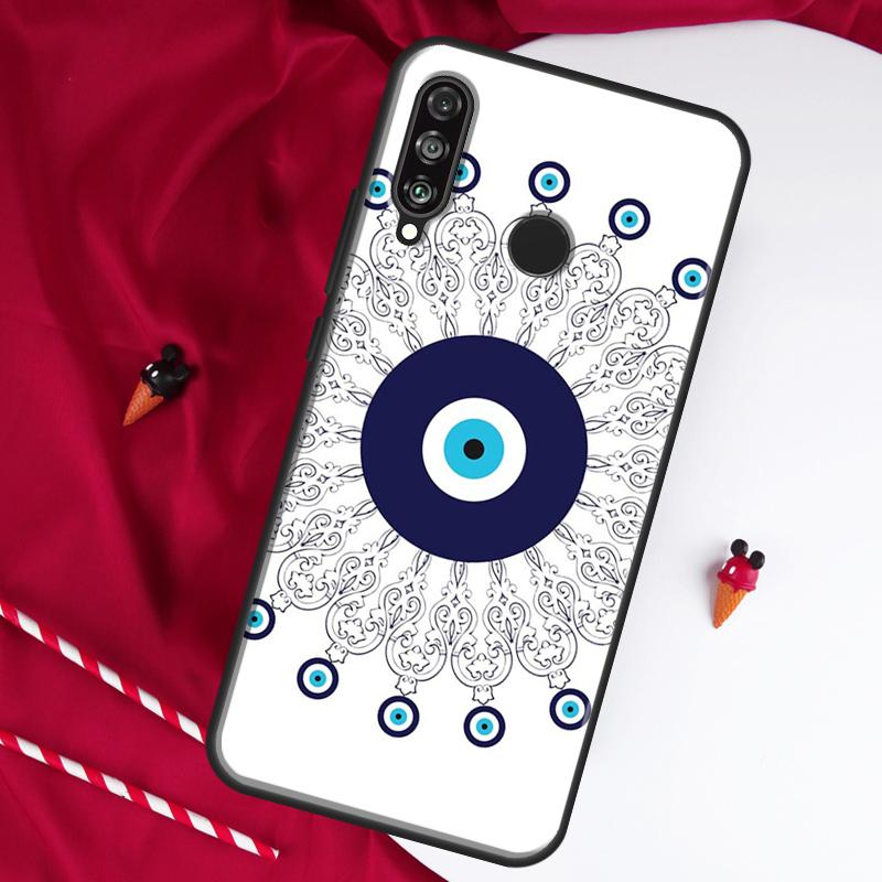 Nazar Boncugu Evil Eye For Huawei Nova Y61 Y70 Y90 Y60 Y72 Y91 12s 12i 11i 7i 8i 9 10 SE P60 Pro P30 P40 Lite Case