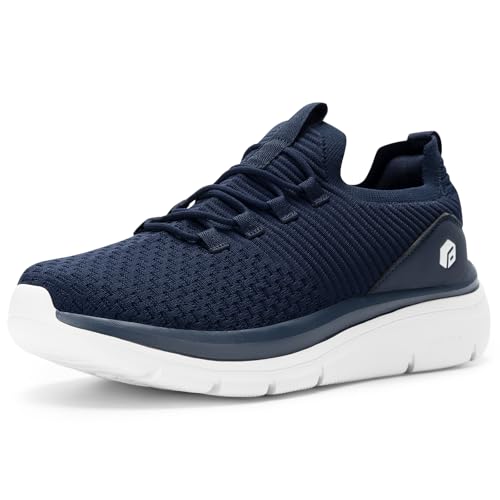 

FitVille Мужские Широкие Кроссовки, 2E/4E, Подошва на Платформе, Без Шнурков, Обувь для Ходьбы, Беговая Обувь, Обувь Без Рук, Легко Надевать и Снимать, Не Нужен U