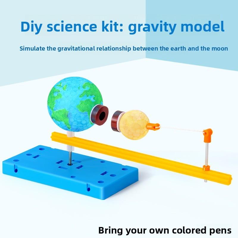 Simulated Earth Moon Gravity Experiment Material Set Children Puzzle Toy For Learning And Stem Education