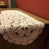 New Oval Crochet Doilies Crochet Cotton 35/40CM Crochet Placemats Handmade Doilies