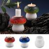 Multifuntional Mold Candle Base Molds Crafting Moulds Mushroom Shape Candlestick Molds Silicone Candle Bracket Molds