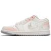 Air Jordan 1 Abrasion Resistant Abrasion Resistant Low Top Vintage Basketball Shoes Women's Pink White IH7323-100(Teamfour-)