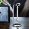 Shaver Holder for Men Stainless Steel Shaver Stand Support Display Stand Storage Rack Long Handle Shaving Portable Counter