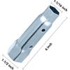 Skoutag RV Water Heater Element Wrench Socket, Dual Hex Wrench Removal Tool For Anode Rod, 1-1/16 In X 1-1/2 In X 6 In, Hex Socket For All