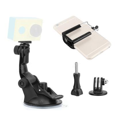 Zuignap Voor Gopro Accessoires Actiecamera Actie Cam Accessoires Voor DJI Insta360 Auto Mount Glas Monopod Houder Bevestiging