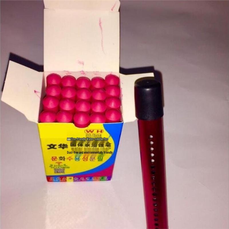 Wenhua Eco-Friendly Dustless Water-Soluble Teaching Chalk