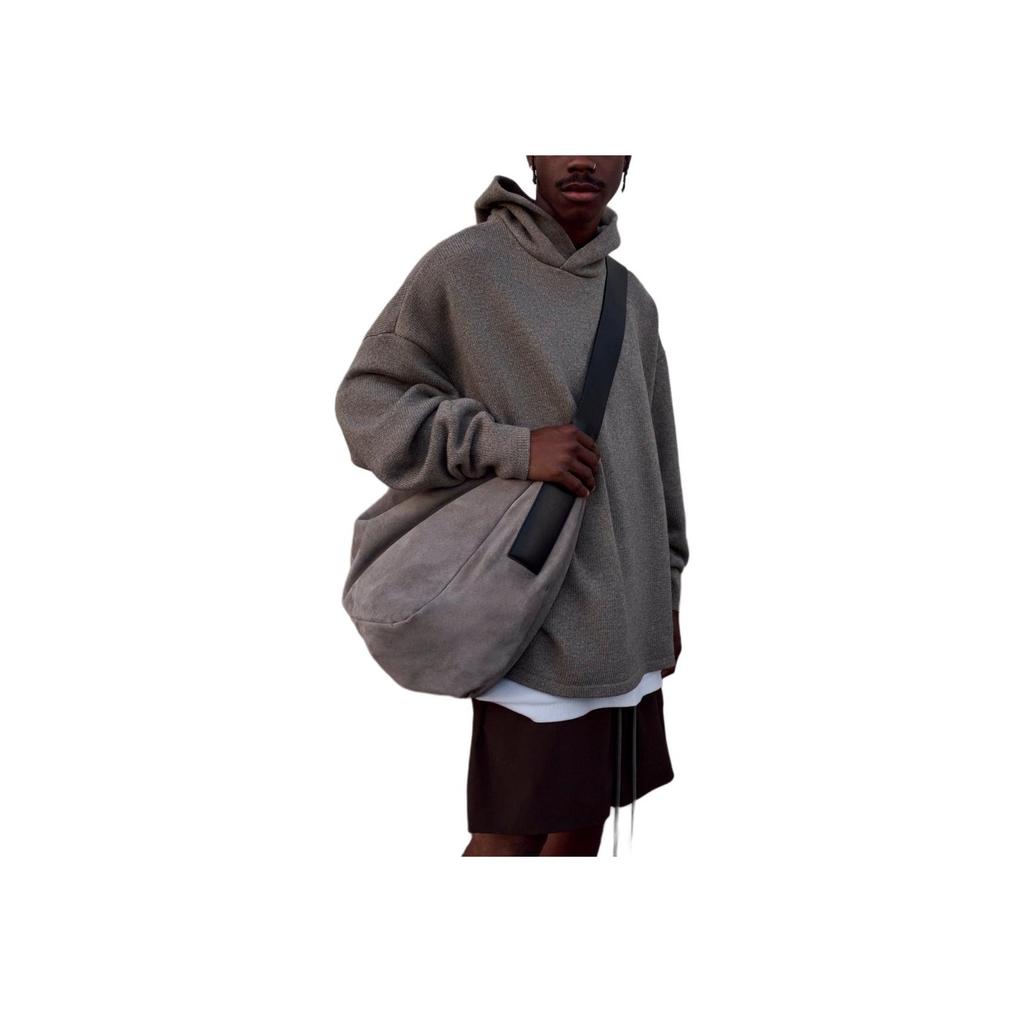 Fear of God Essentials Knit Hoodie Heather Grey Men Tops 192SU244411F