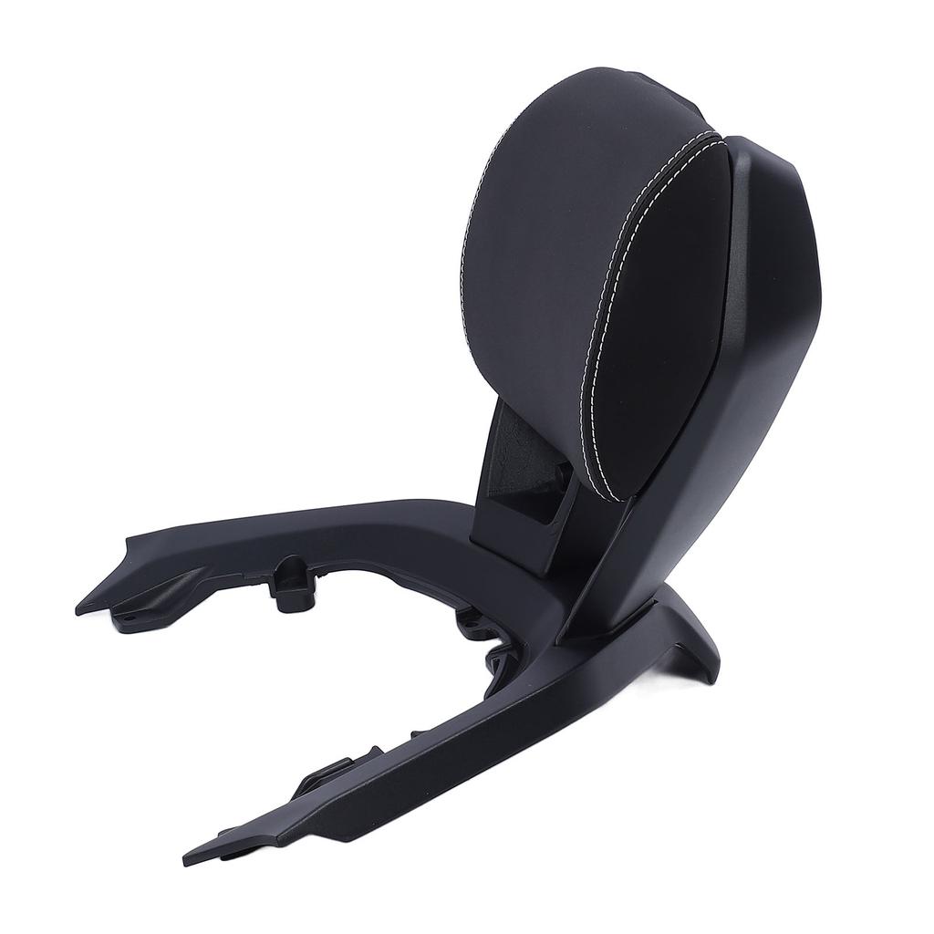 Motorcycle Rear Passenger Seat Tailstock Backrest Aluminum Alloy Passenger Backrest Cushion Pad for