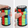 3D Corn Cube Tower 7 Layers Cylinder Stress Relief Decompression Toy Wheel Rotating Develop Intelligence DIY Cylindrical Puzzle