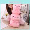 Sitting Pink Posture Big Head Lucky Pig Plush Toy Cute Girl Birthday Doll Gift
