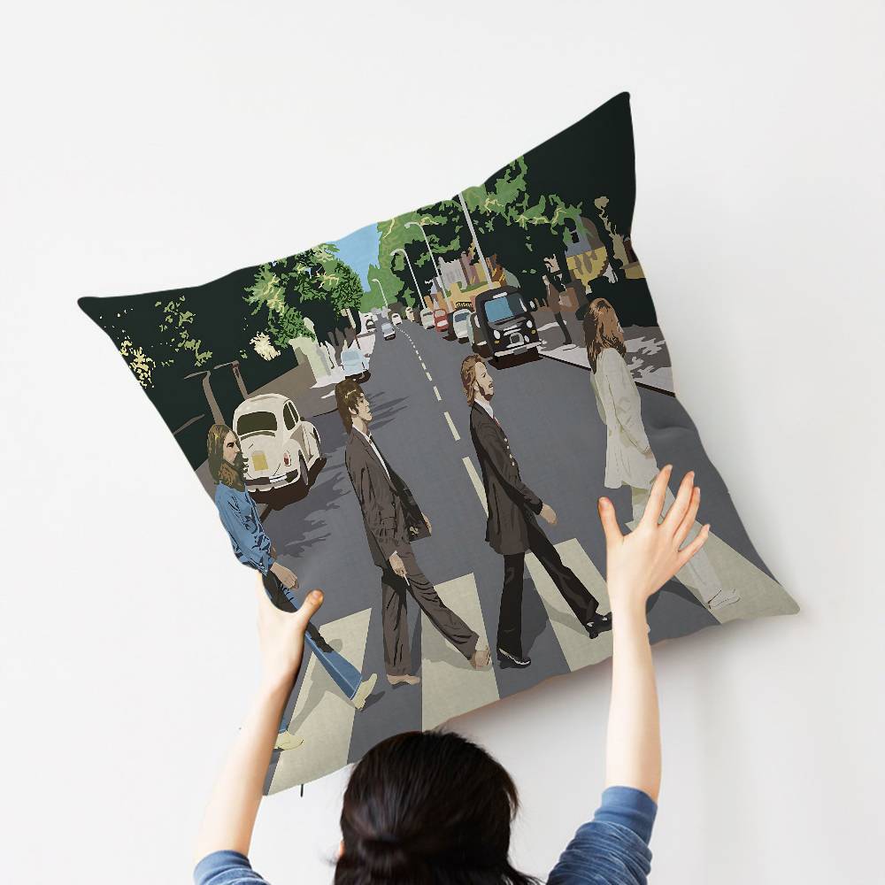 Band Singer The B-Beatles Pillow Gifts Home Office Furnishings Bedroom Sofa Car Cushion Cover case 45x45cm