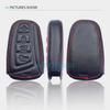 Leather Car Key Cover Bag For Hyundai Santa Fe Sport Equus Genesis Sedan Azera Grandeur Remote Fobs Shell Case Auto Accessories