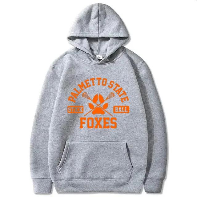 FOXES PALMETTO STATE Women Retro Prin Hoodie Women Fashionable Street Outdoor Sportswear Autumn and Winter Trend Design Hoodie