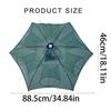 6/8/10/12 Holes Umbrella Fishing Net Cage Shrimp Crab Fish Trap Foldable Fishing Bait Trap Crawfish Trap Cast Net Cage