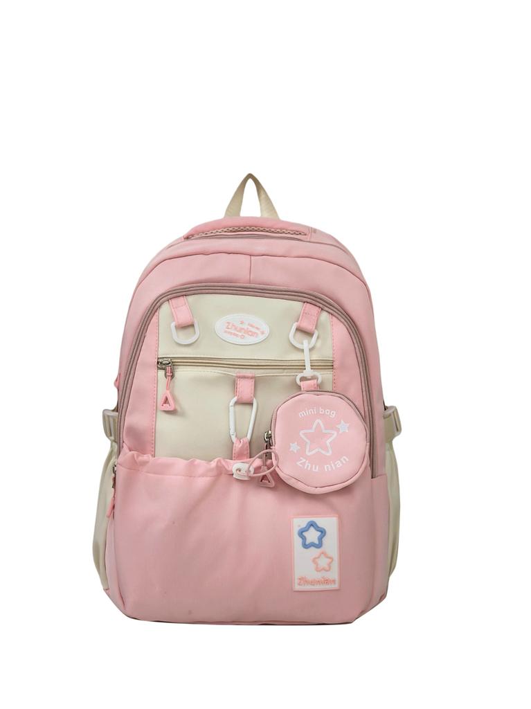 Schoolbag1011 new high-value cute girl schoolbag female Korean version star high school student large-capacity backpack