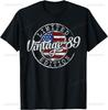 Hecho en 1989 Todas las Piezas Originales Divertida Camiseta de Cumpleaños Nacido en 1989 Unisex Verano Ropa de Calle Tops Ropa de Calle Camisas
