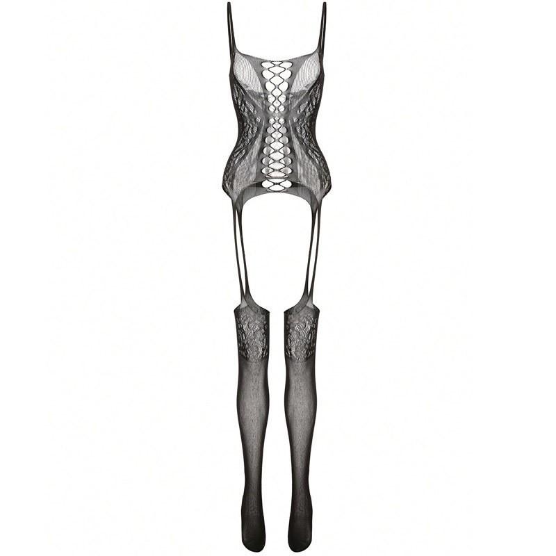 Erotic Open Crotch Sexy Bodystocking Lingerie White Bodysuit Porn Sleeveless Underwear Women Body Crotchless Costume Nightwear