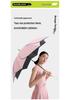 Elegant Petal Sun & Rain Umbrella: Dual-Use, Straight Handle, Sunshade & Protection, Large Size, High-End Feel for Women