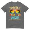 Family Vacation 2026 Beach Matching Summer Vacation 2026 Tshirt