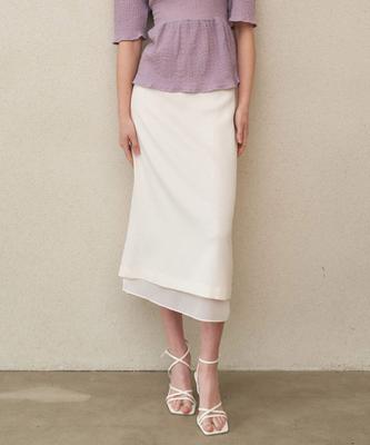 Peullobeu Sheer Skirt_Iv