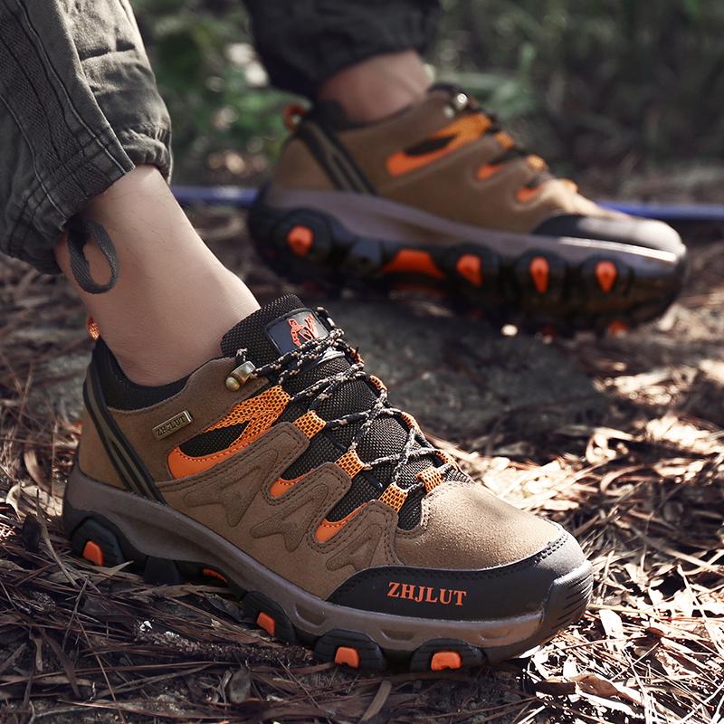 36-47 Pareja Grande Antideslizante Cómodo Moda Viaje Zapatos de Senderismo Zapatos de Senderismo para Exteriores Zapatos Deportivos Casuales