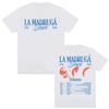 Rapper Delaossa La Madruga Tour 2026 T Shirt Men Clothing Harajuku Hip Hop Street Tshirts Casual pure Cotton Short Sleeve Top
