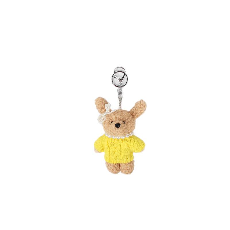 Plush Rabbit Keychain Pendant - Creative Doll Toy Gift for Couples & Friends